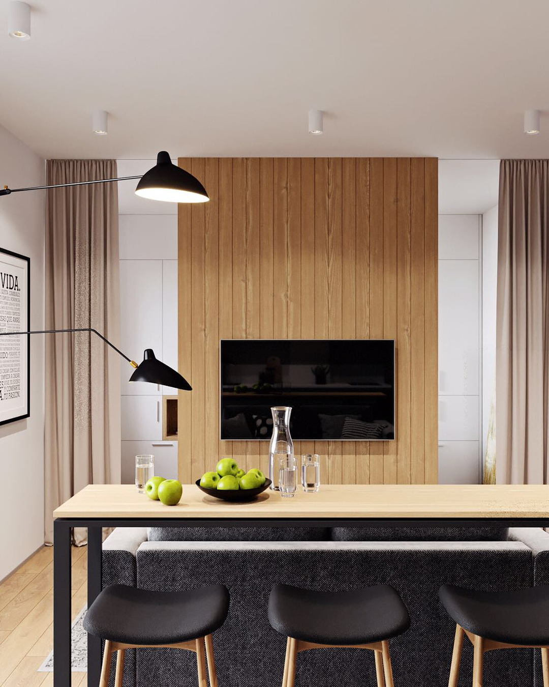 Make Interiors | Мы с @yn_design создаём для вас супер крутой, наработанный годами информативный курс🎉Поэтому следите за новостями, а если интересно пишите в директ🖤#repostКвартира для аренды, а чаще всего их потом продают со всем, что в ней есть✔Многие задаются вопросом, почему так сложно найти ту самую квартиру, чтобы не бесило в ней все, начиная с плитки в ванной, заканчивая обоями или красными шторами🤣
