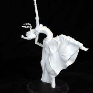 unique fine arts sculpture jugend stil art deco chiparus testris modern chriselephantine nice women feet long legs big breasts tits boobs