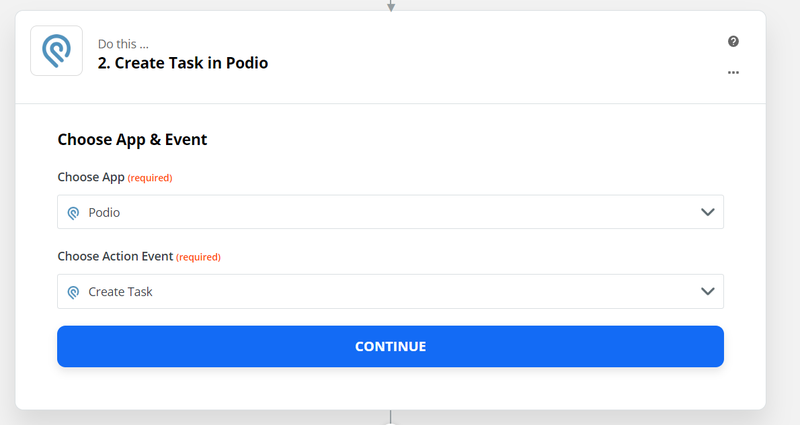 connect Podio with Zapier