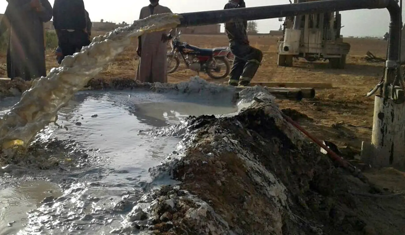 Water system repairs in Syria