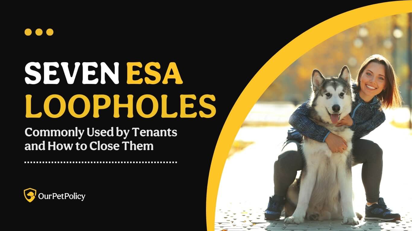 ESA loopholes use by tenants