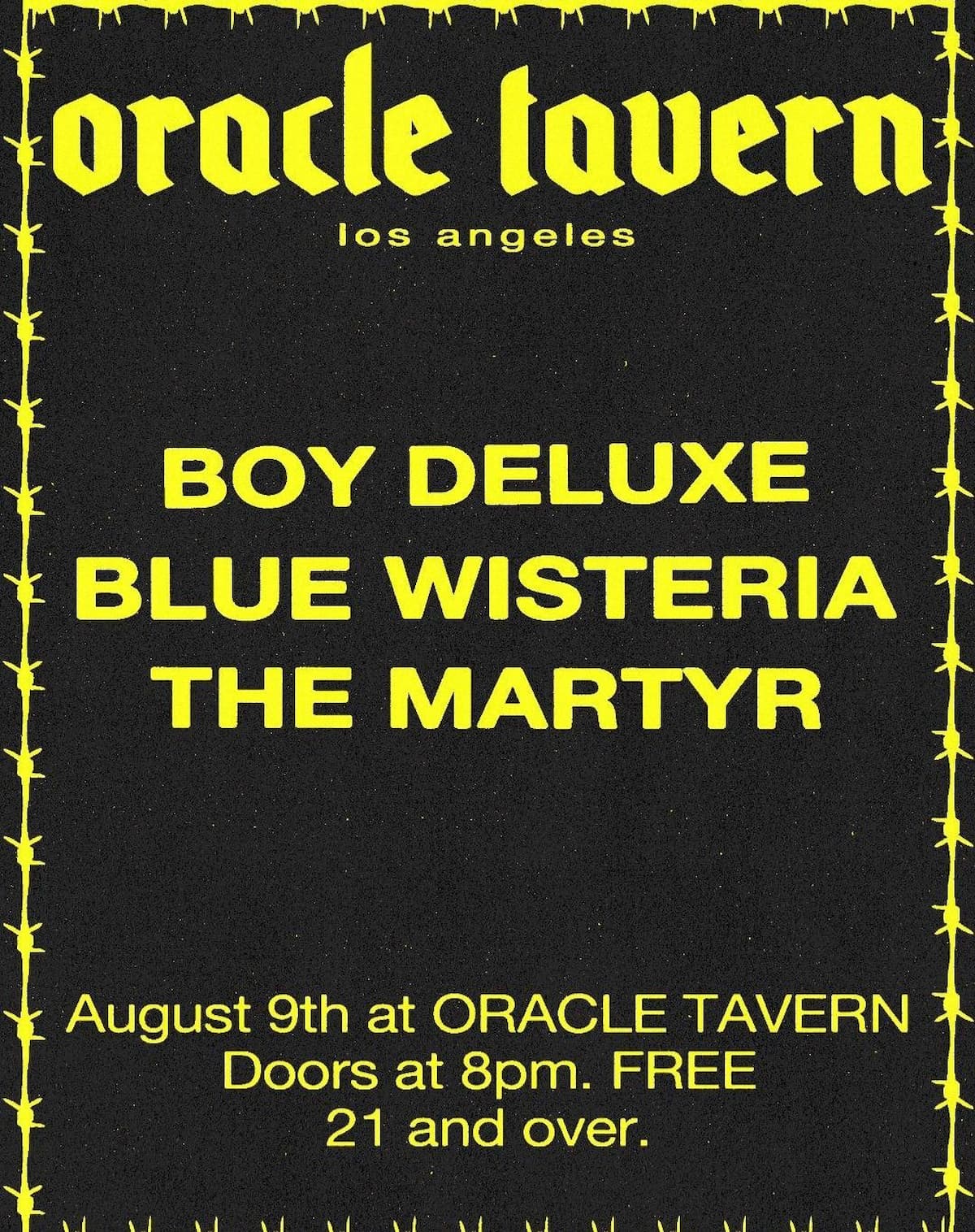 Boy Deluxe / Blue Wisteria / The Martyr