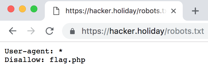 HackerOne - h1702 #HackerHoliday robots.txt