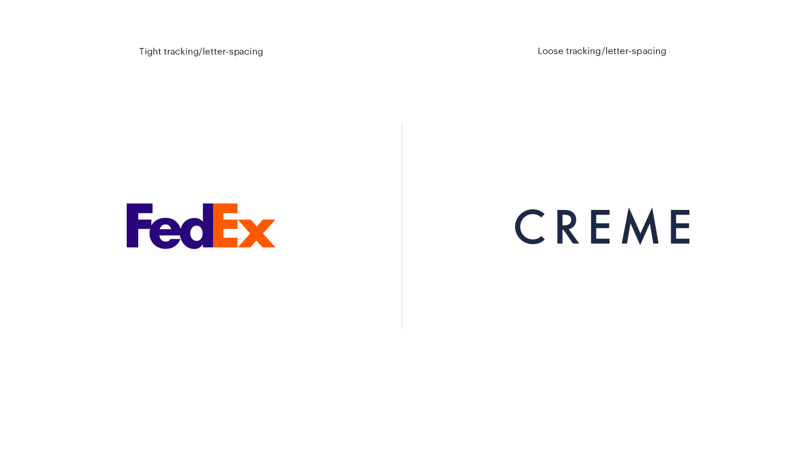 FedEx logo vs. Creme logo