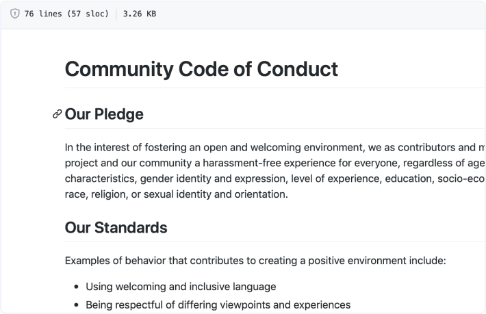 community conduct