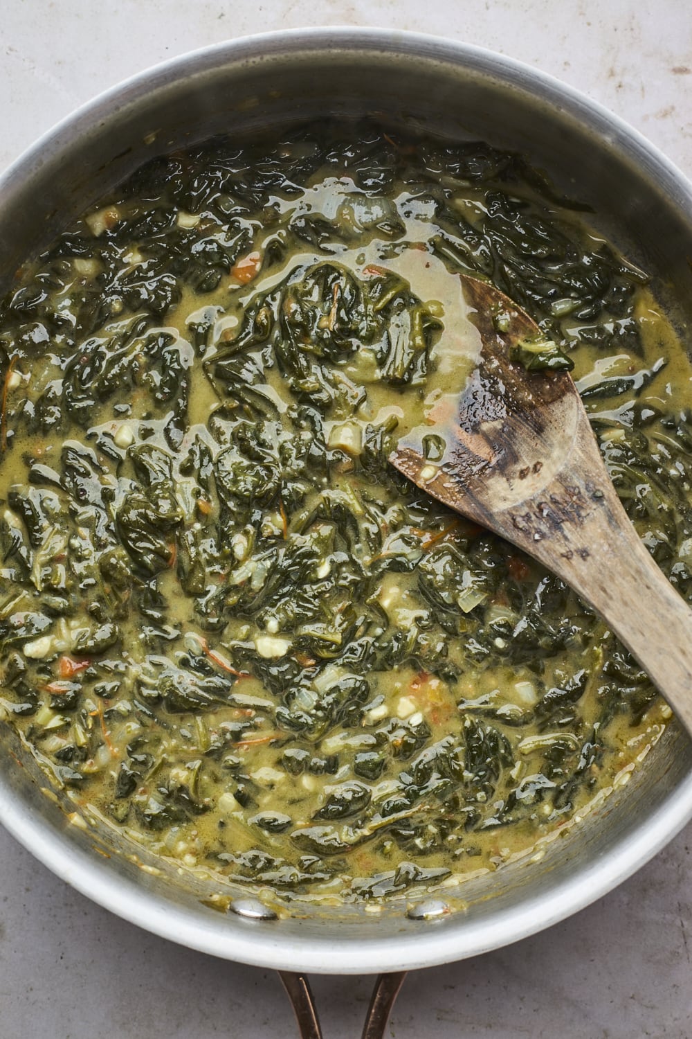 Creamed Spinach Trinidadian Style