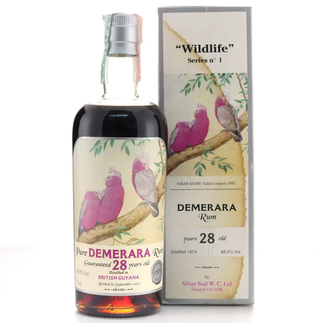 Image of the front of the bottle of the rum Demerara Rum Wildlife Series No. 1
