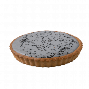 black sesame pie