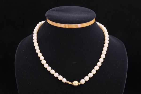 Perlenkette mit Akoyaperlen