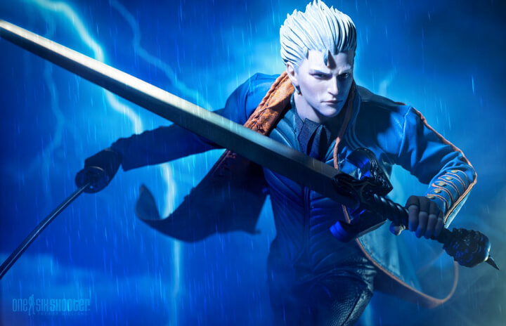 vergil devil may cry 5 as a knight during middle ages