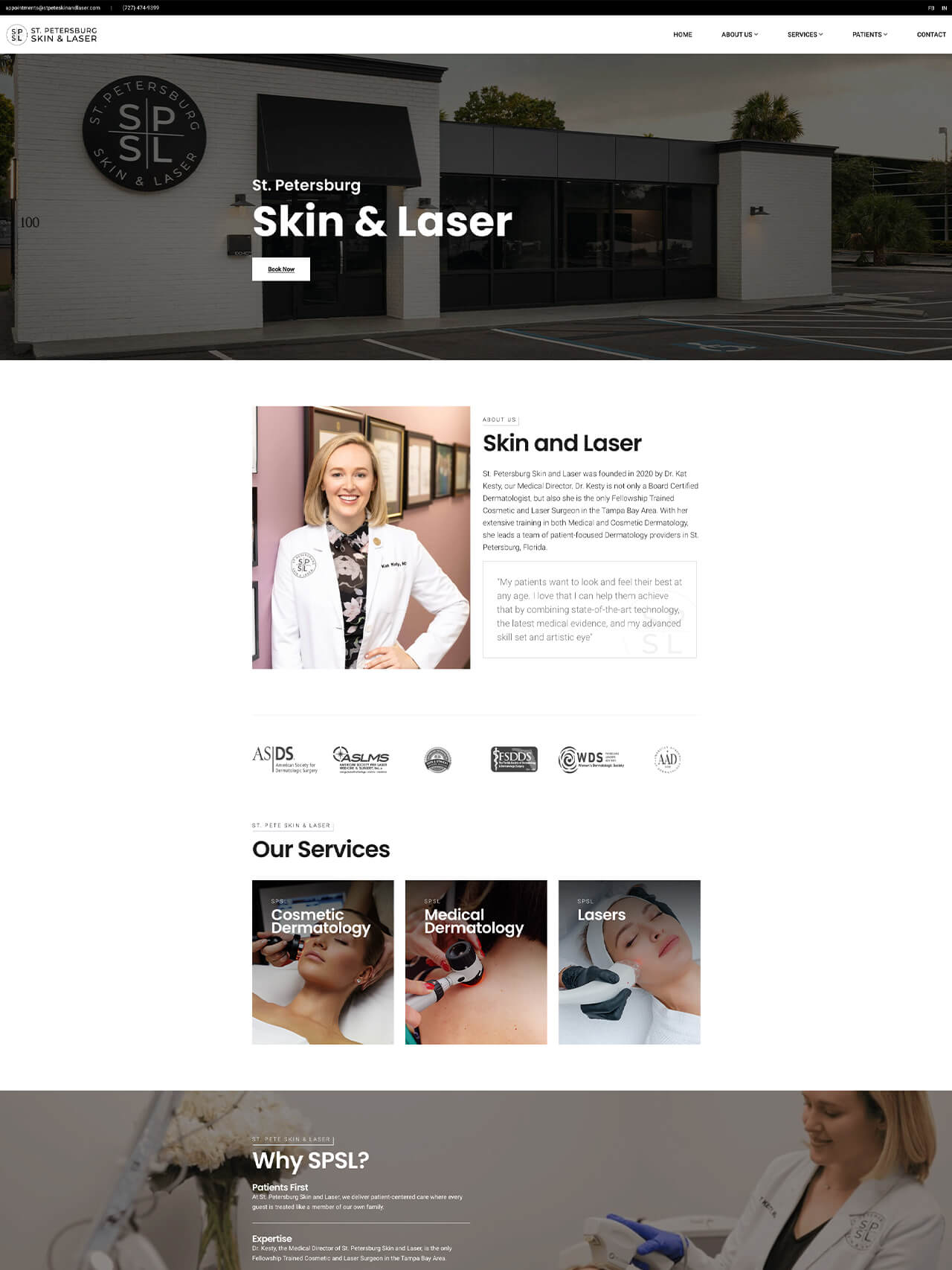St. Petersburg Skin and Laser Website