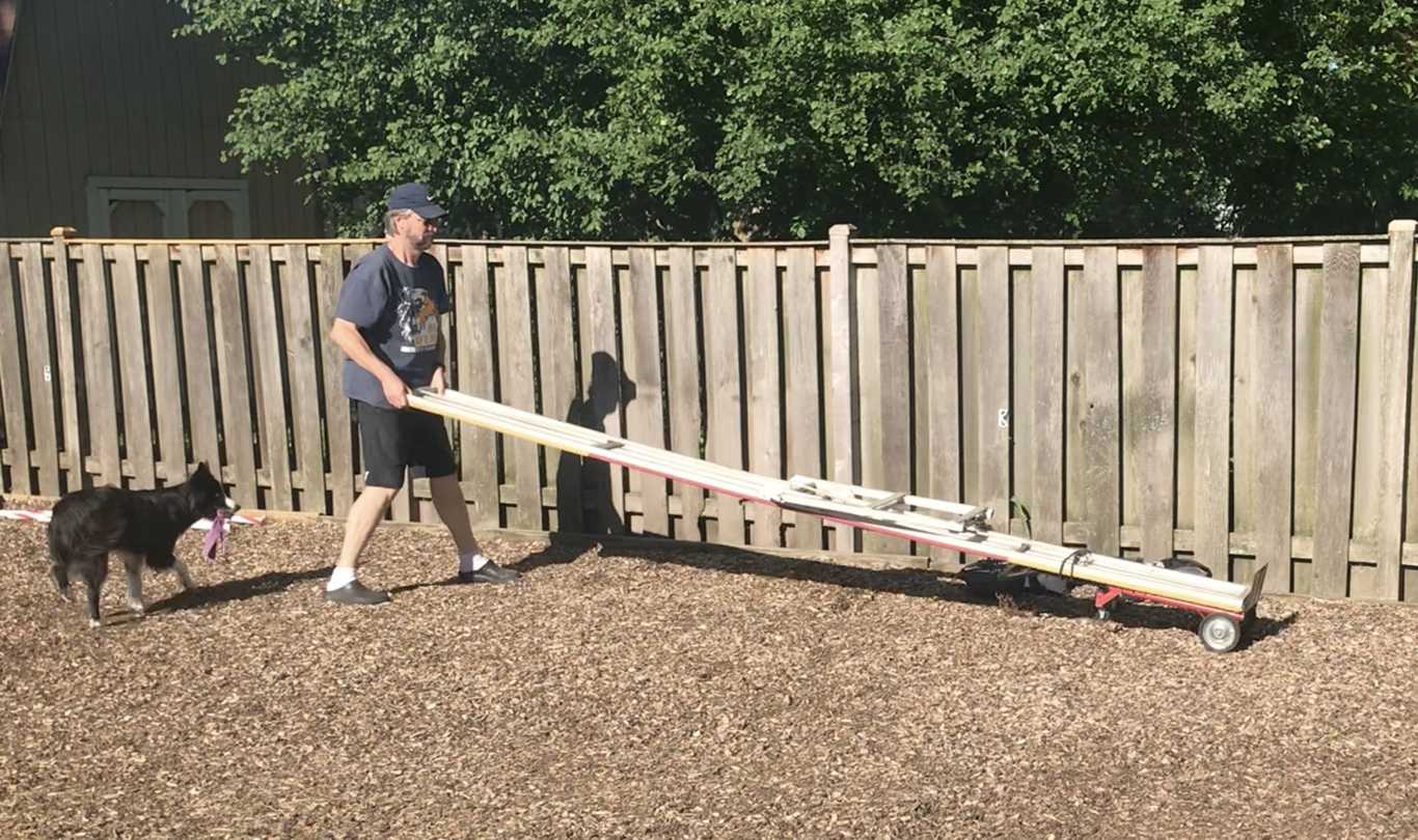 DIY Dog Agility Teeter Mover AgilityNerd