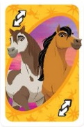 Spirit Untamed Gold Uno Reverse Card