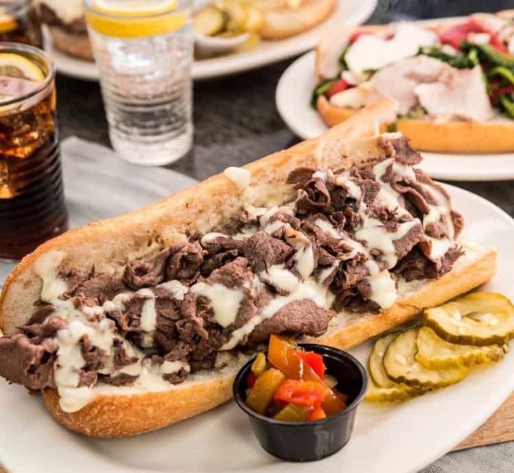 Frank's Steaks & Burgers Mayfair Philadelphia Cheesesteak and