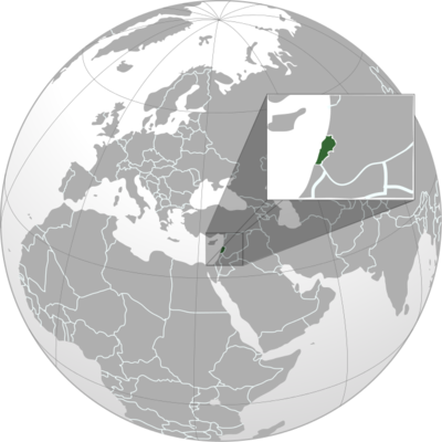 Lebanon map