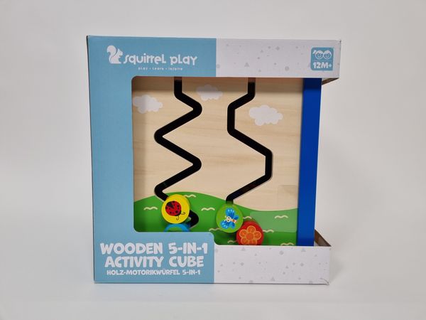 Squirrel Play wooden 5 in 1 Cube 