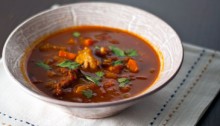 monkfish & chorizo stew