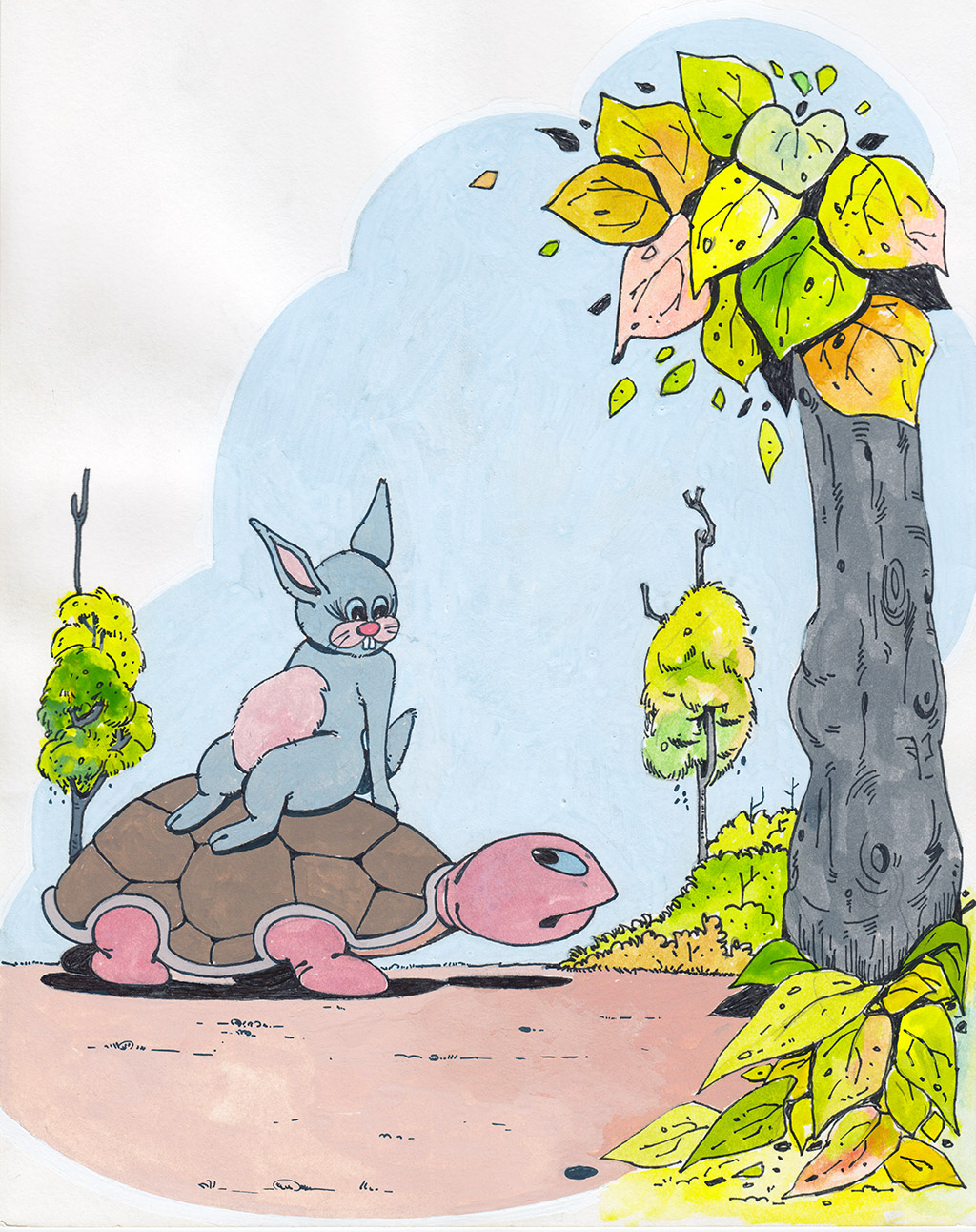 Bunty Rabbit Runs a Race Again