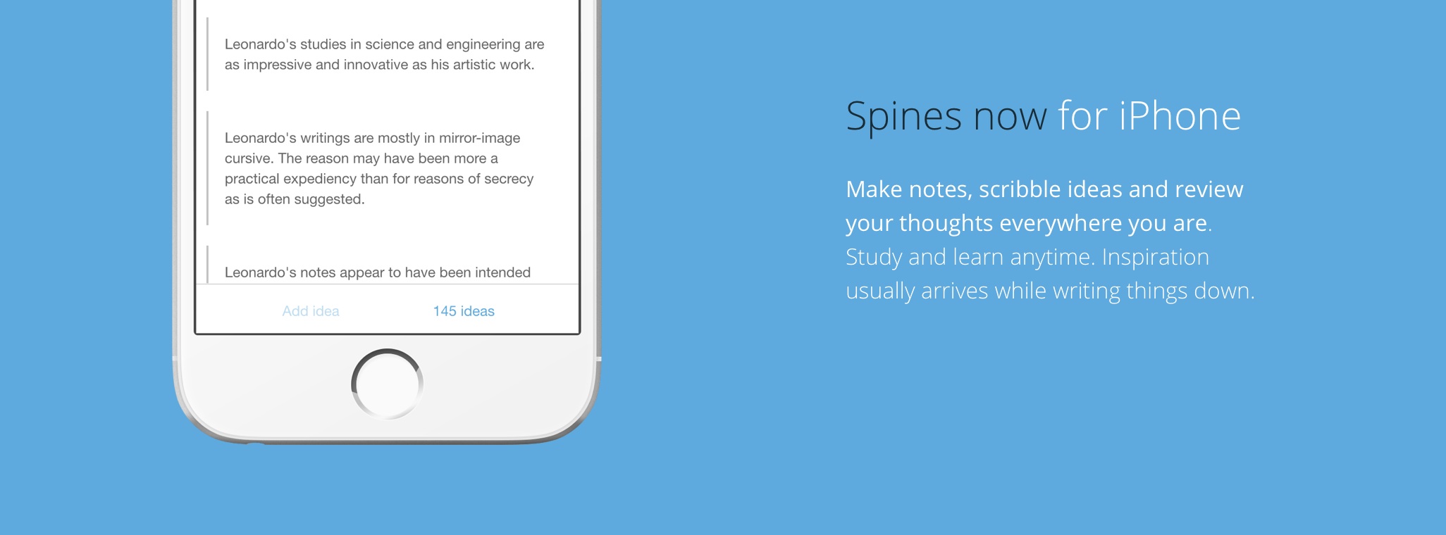 Introducing Spines now for iPhone