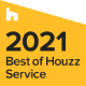 Houzz Best Service 2021 Award