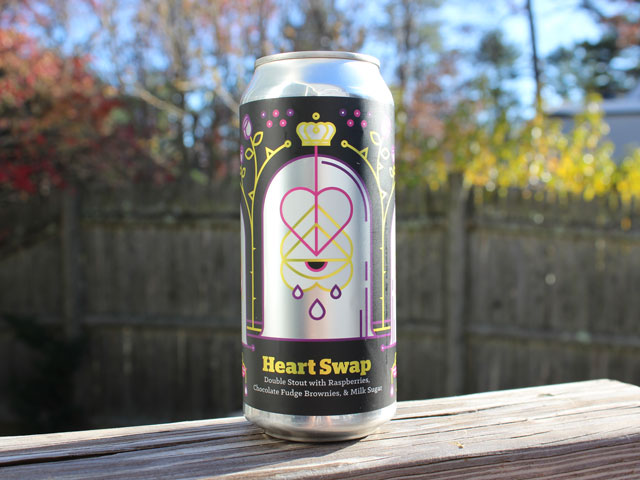 Heart Swap, a Stout brewed by Burlington Beer Company