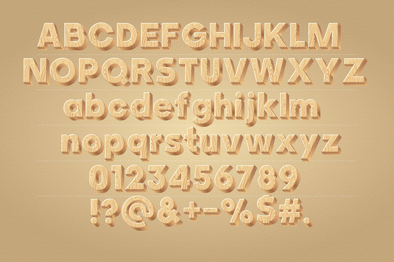 Wooden Alphabet images/1-3D-wood-typography_2.jpg