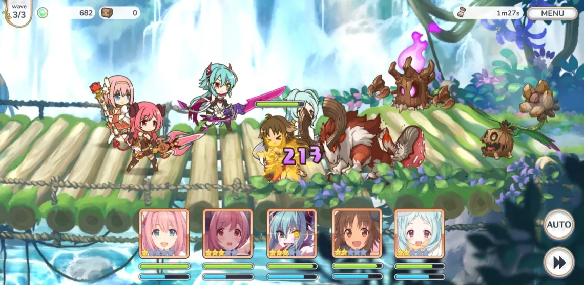 Princess Connect! Re: Dive gameplay