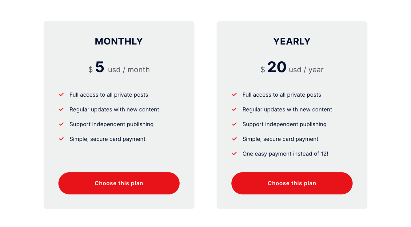 Subscription plans in penang