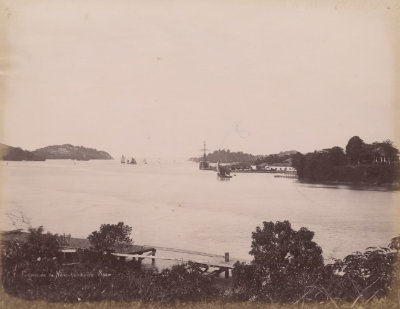 Entrance to New Harbour, 1890s
