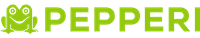 Systemlogo för Pepperi
