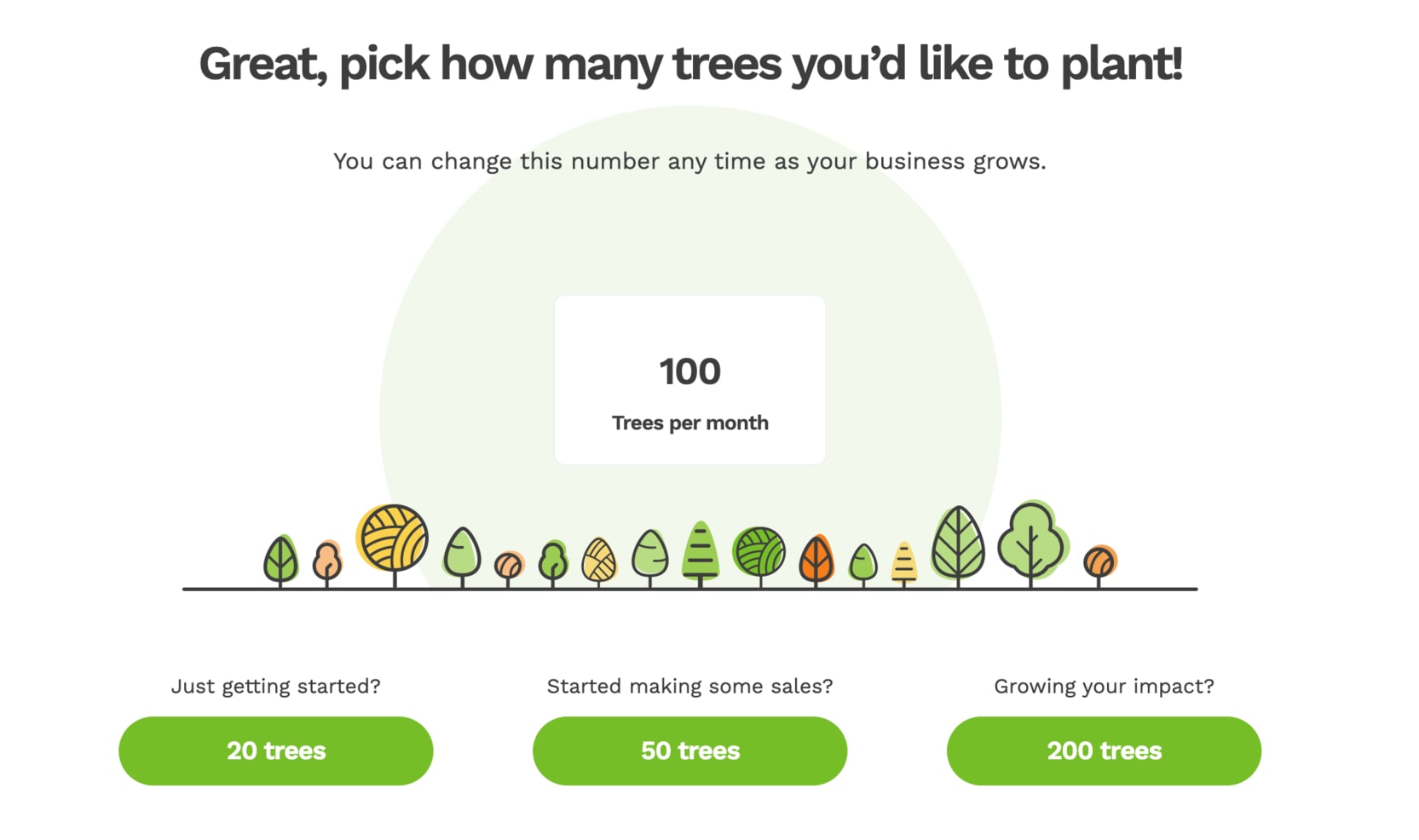 Photo: Plant Trees for My Company Package (Source: Treeapp)