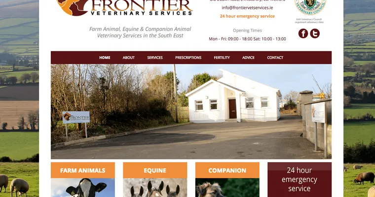Frontier Veterinary Services website goes live