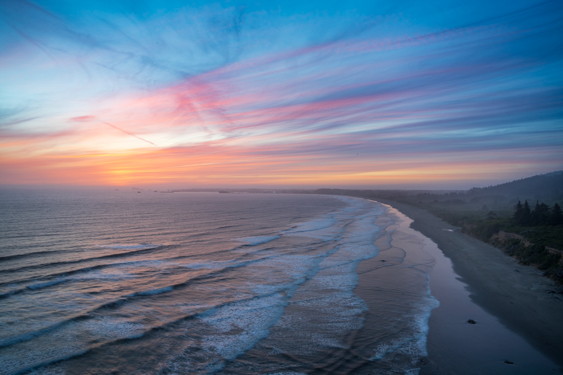 Crescent beach overlook