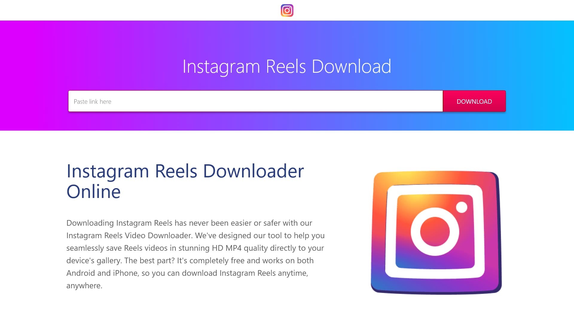 Instagram Reels Downloader
