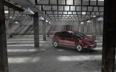 WebGL scene for THE CAR