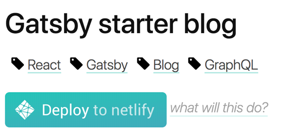 An example of a Deploy to Netlify button