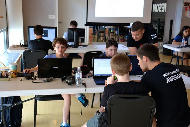 Kids take programming class, give us hope for the future