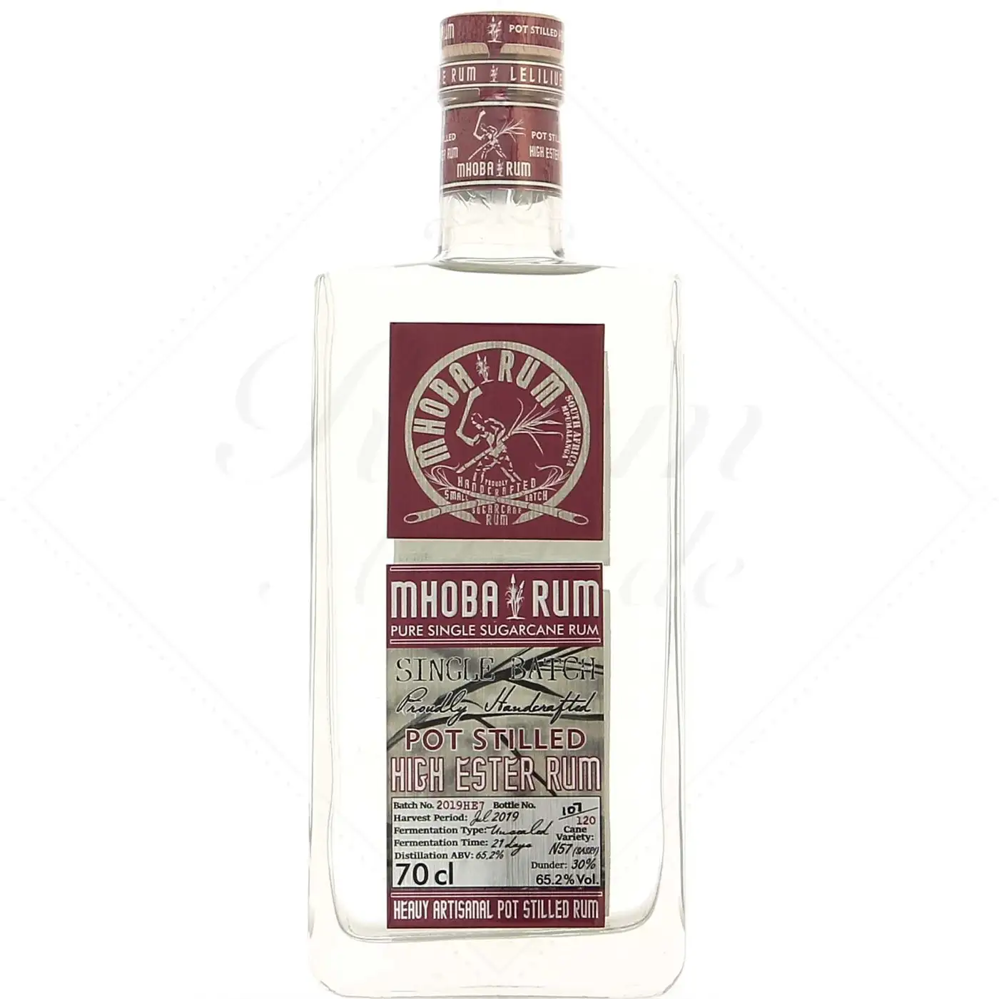 Image of the front of the bottle of the rum Pot Stilled High Ester Rum