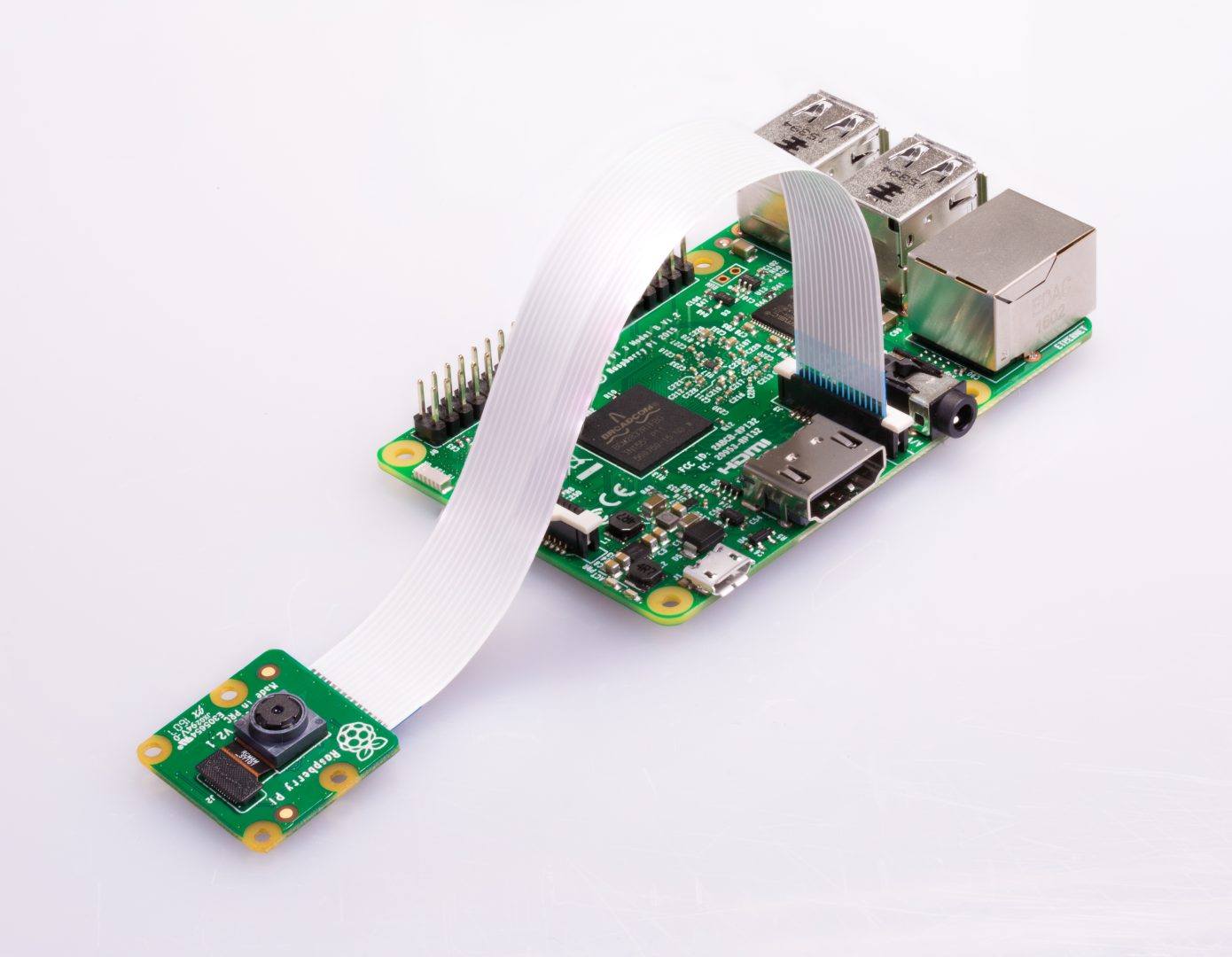For this project I use a Raspbbery Pi in combination with a Pi Camera.