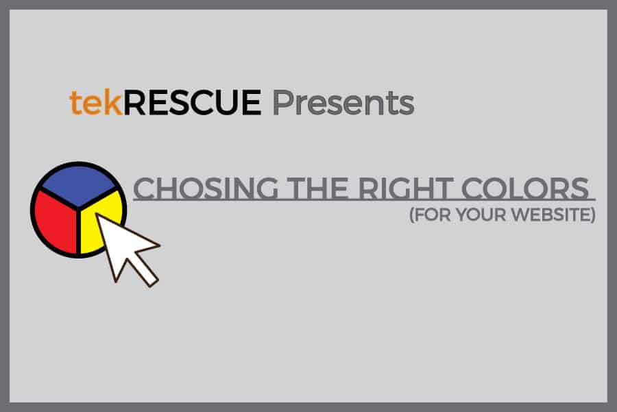 Infographic: Choosing the Right Colors for Your Website