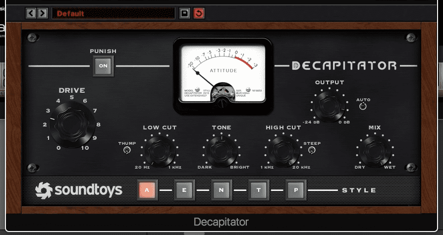 Decapitator by Soundtoys Plugin