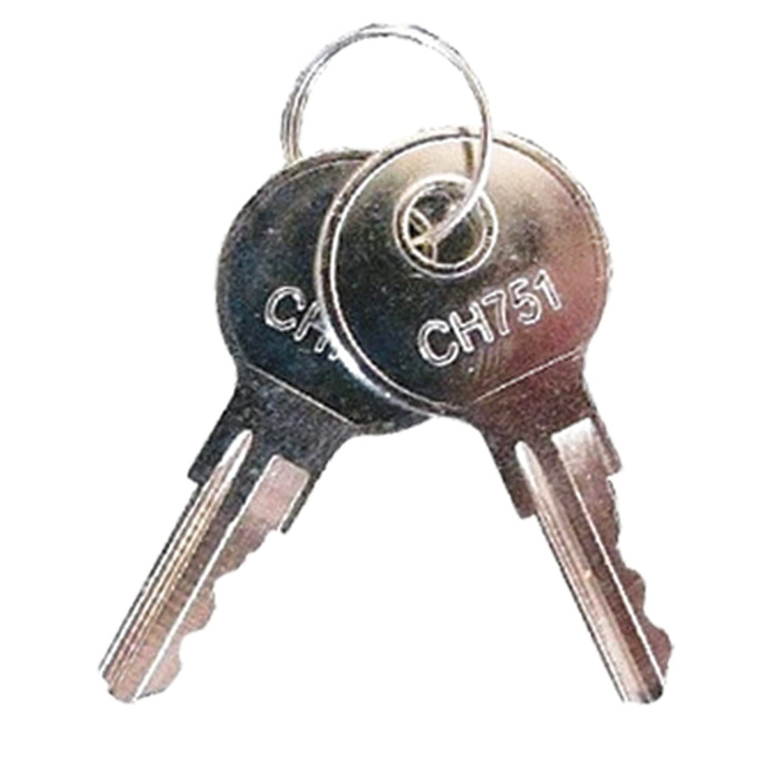 Two Replacement Keys For Pyramid Time Clocks