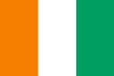 Ivory coast country flag