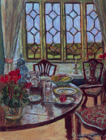 Dining Room Breamore oil painting