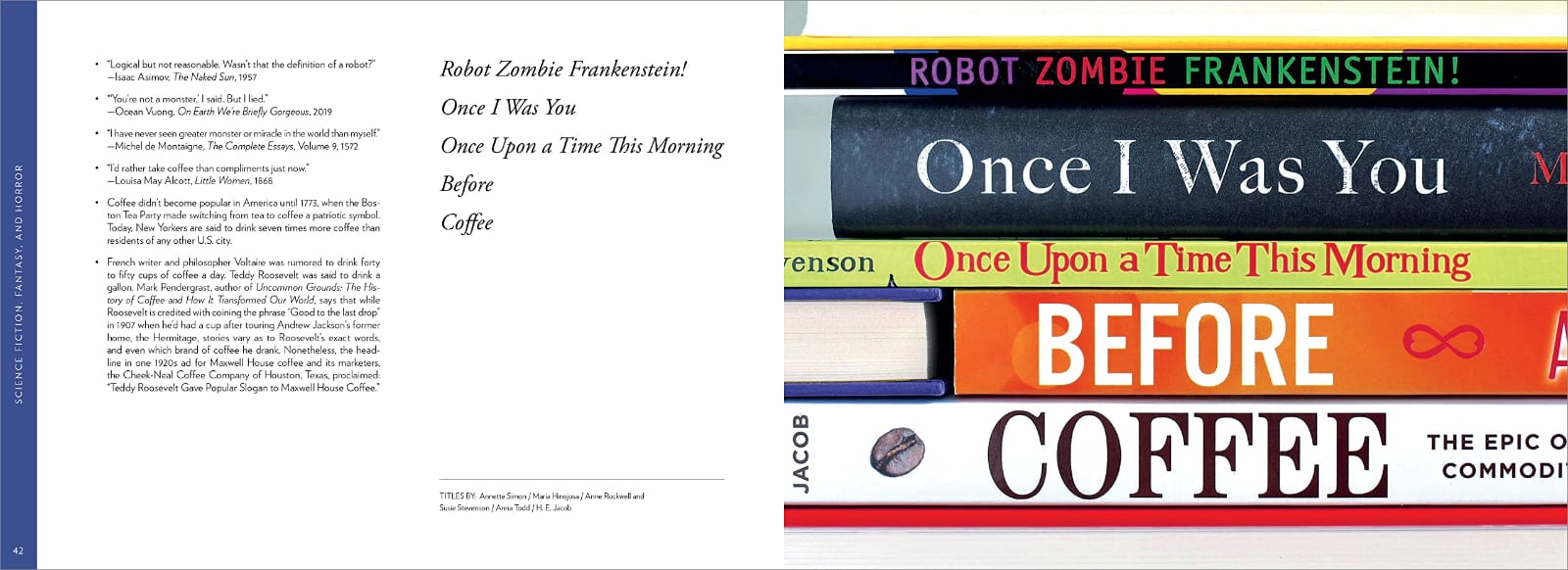 Page from Spine Poems