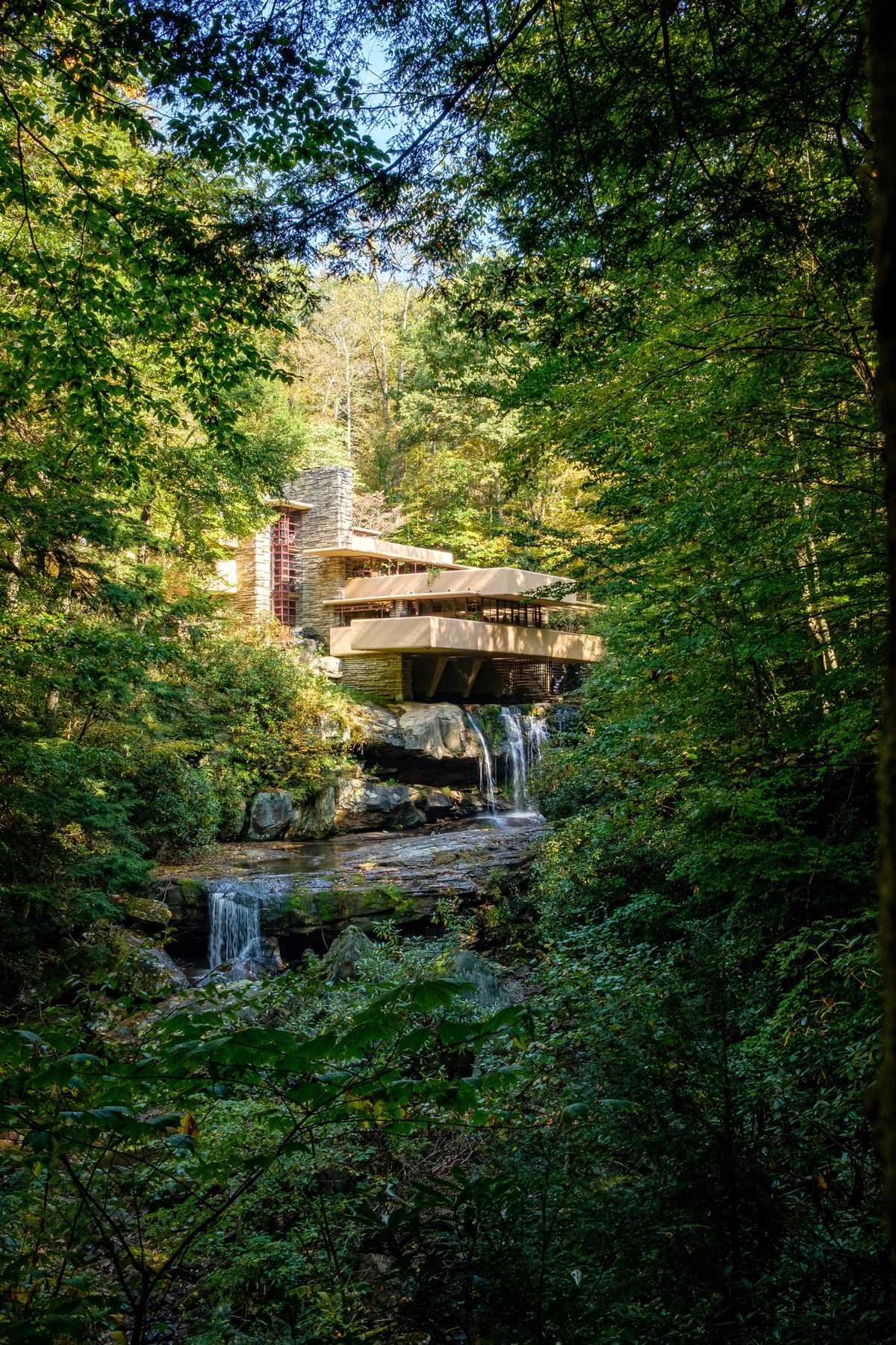 Fallingwater from the viewpoint