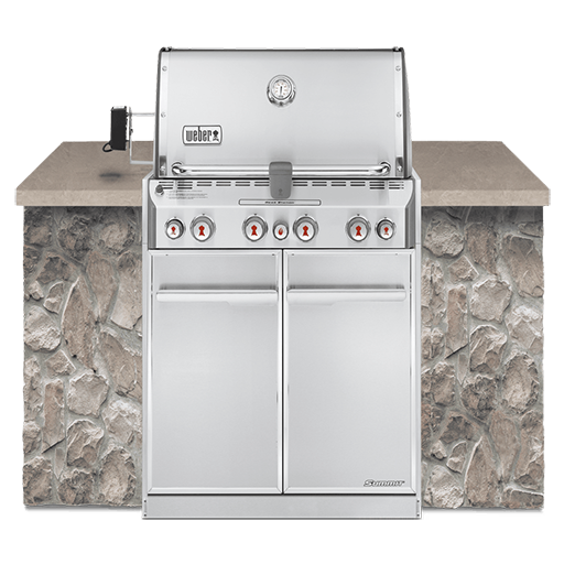 BBQ Weber Série Summit S-460 Encastrable Acier inoxydable Gaz Naturel