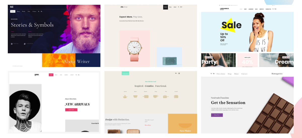 page templates in jupiter wordpress theme