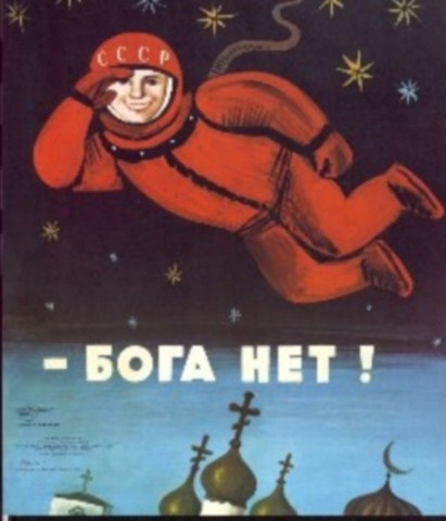 Бога нет! Soviet cosmonaut showing there is not God