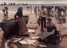 A_Fish_Sale_on_a_Cornish_Beach_stanhope_forbes